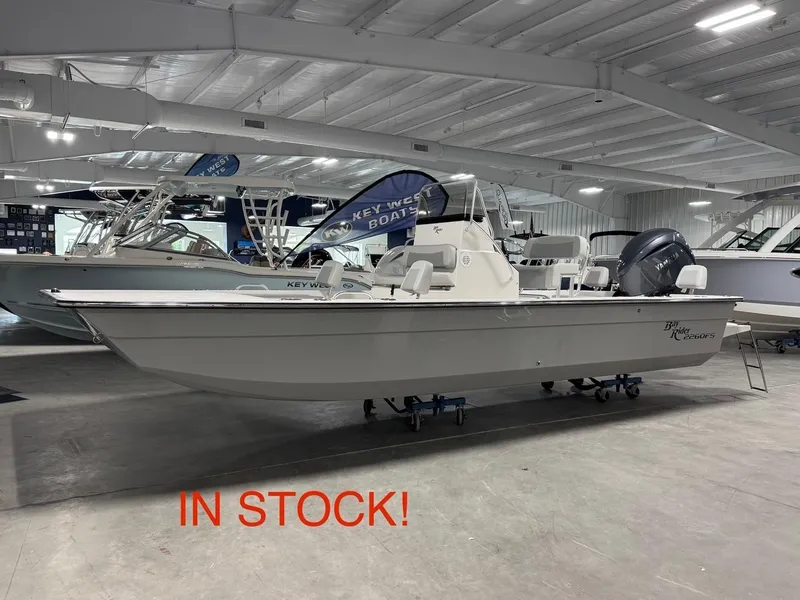 The Image of 2026 Bay Rider 2260 FS Skiff boat in showroom, available in stock. - 0