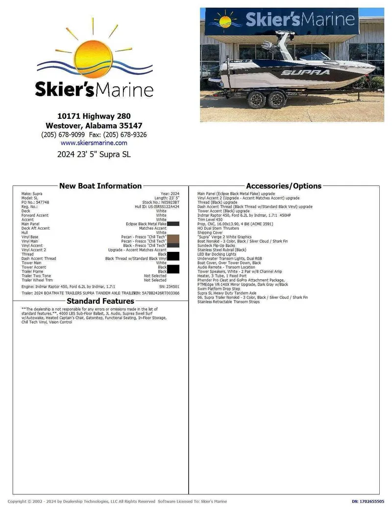 Slide: The Image of Supra SL 2024 - 2