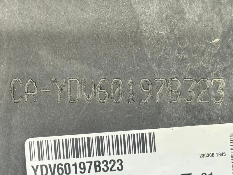 Slide: The Image of 2023 Sea-Doo Switch Cruise 21 hull identification number and barcode. - 28