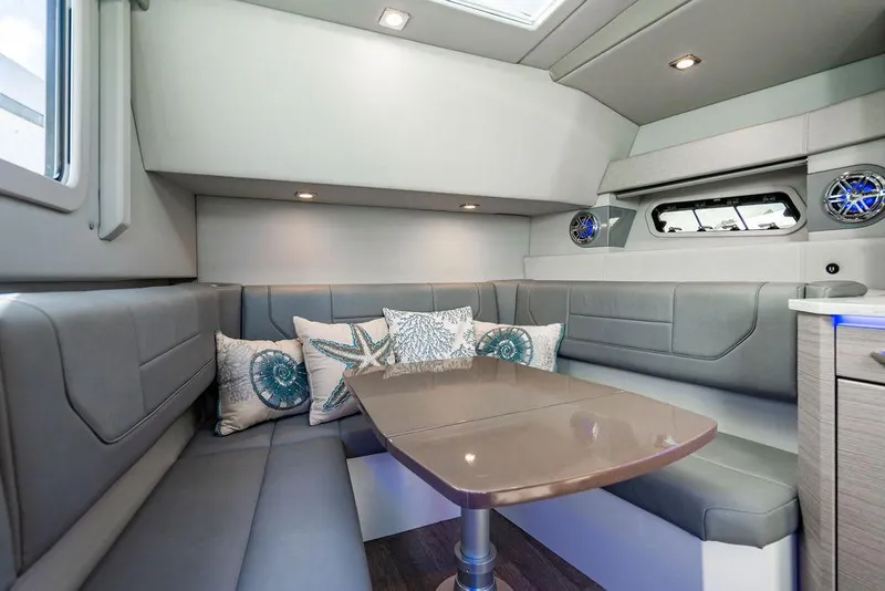 Slide: The Image of Luxurious interior of 2019 Formula 430 All Sport Crossover with plush seating and modern decor. - 34