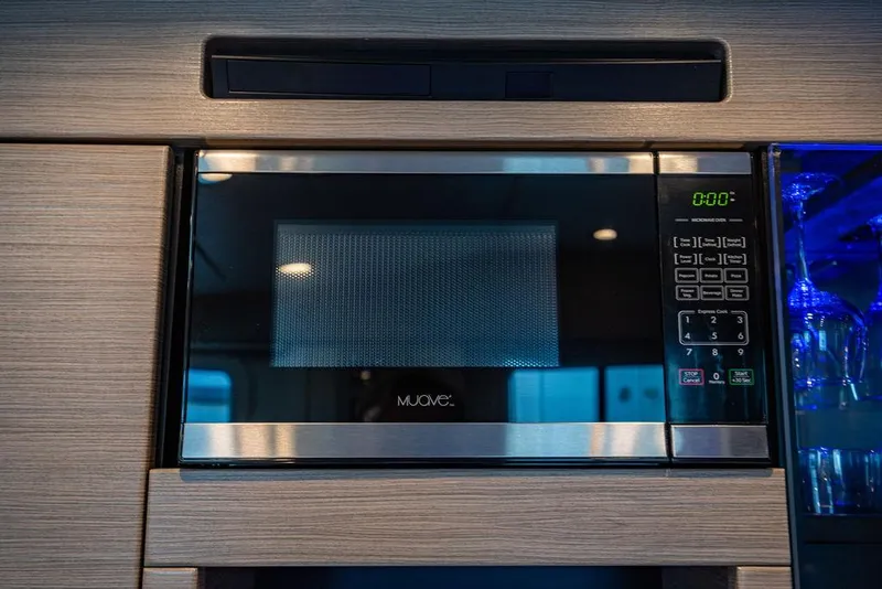 Slide: The Image of Microwave oven in 2019 Formula 430 All Sport Crossover kitchen area. - 39