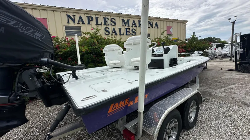 Slide: The Image of 2018 Lake & Bay Boca Grande 20 boat at Naples Marina Sales, on trailer. - 5