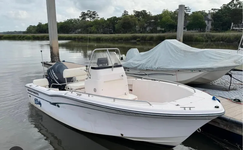 The Image of 2010 Grady-White 180 Sportsman boat docked by the water. - 1