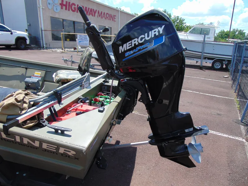 Slide: The Image of 2016 Crestliner 1860 Retriever Jon Deluxe with Mercury outboard motor at Highway Marine. - 5
