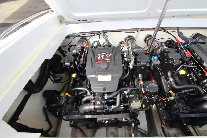 Slide: The Image of 2008 Formula 292 FASTech engine compartment with MerCruiser 6.2 MPI engines. - 19