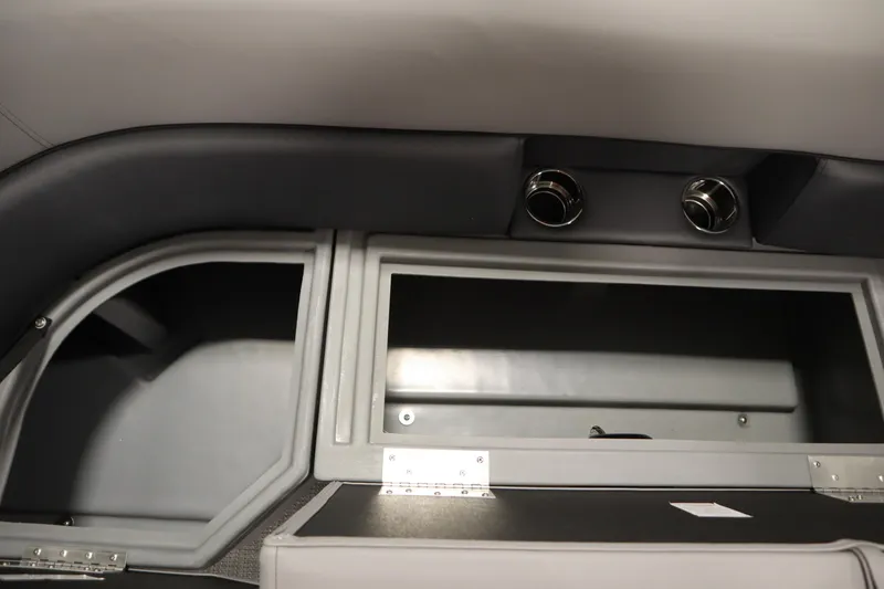 Slide: The Image of Interior storage compartment of 2025 Bentley Pontoons 180 CRUISE LE boat. - 14