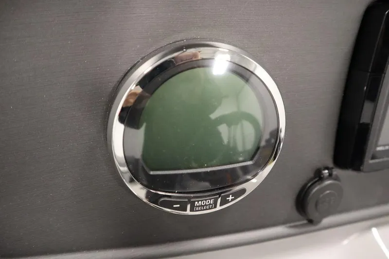 Slide: The Image of Dashboard control panel of 2025 Bentley Pontoons 223 Bolt Tri-Toon. - 20