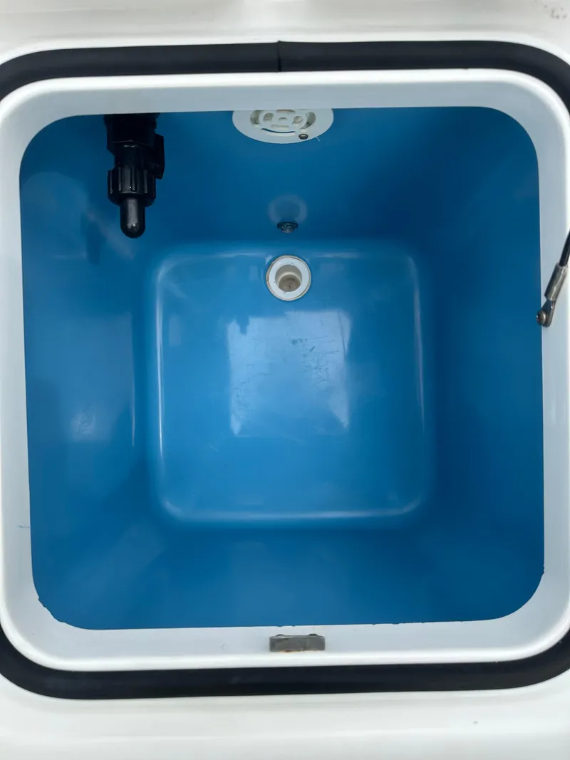 Slide: The Image of Blue interior of a Young 27 model cooler, 2019. - 39