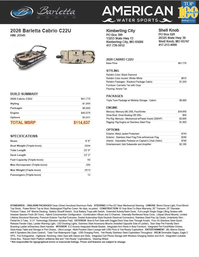 Slide: The Image of Barletta Cabrio C22UC 2026 - 14
