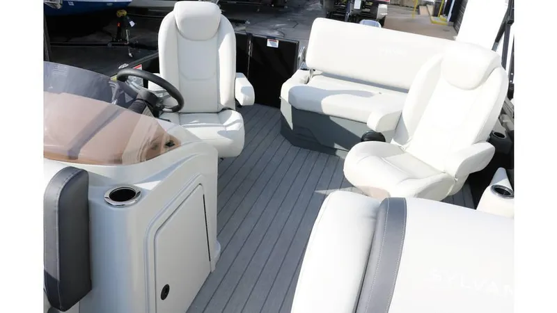 Slide: The Image of Sylvan Mirage 820 CLZ DH Premium Pontoon Includes Custom Trailer 2026 - 18
