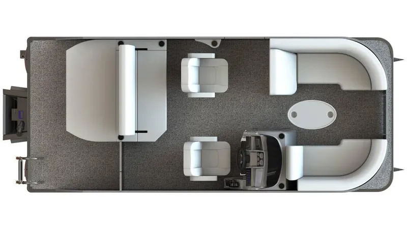 Slide: The Image of Sylvan Mirage 820 CLZ DH Premium Pontoon Includes Custom Trailer 2026 - 2