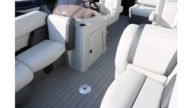 Slide: The Image of Sylvan Mirage 820 CLZ DH Premium Pontoon Includes Custom Trailer 2026 - 4