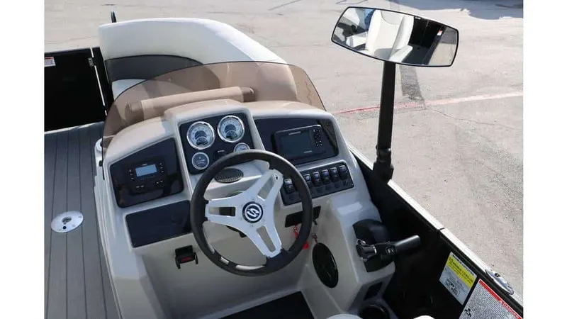Slide: The Image of Sylvan Mirage 820 CLZ DH Premium Pontoon Includes Custom Trailer 2026 - 11