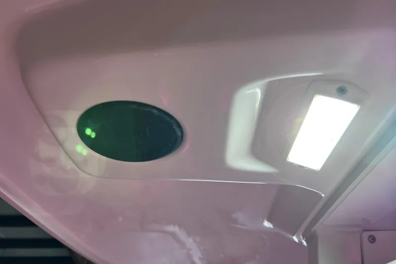 Slide: The Image of 2021 Everglades 253 Center Console boat interior lighting detail. - 76