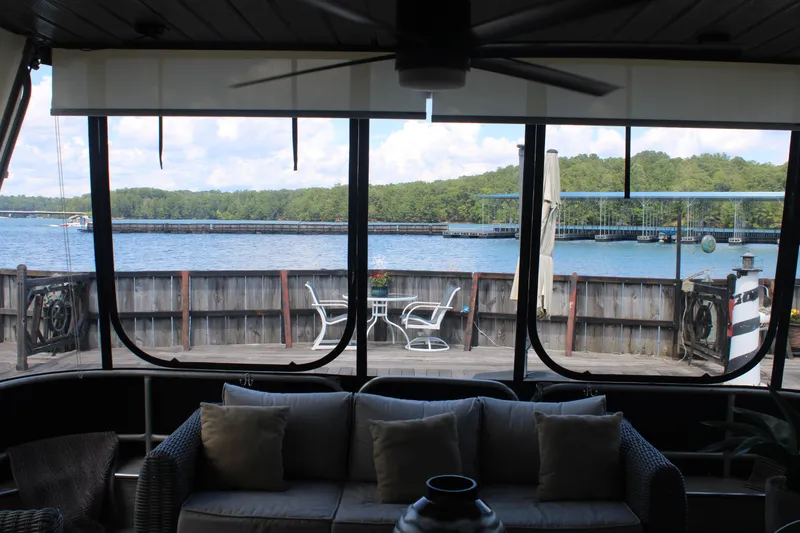 Slide: The Image of Underwater view of a 1992 Sumerset 66 boat component. - 54