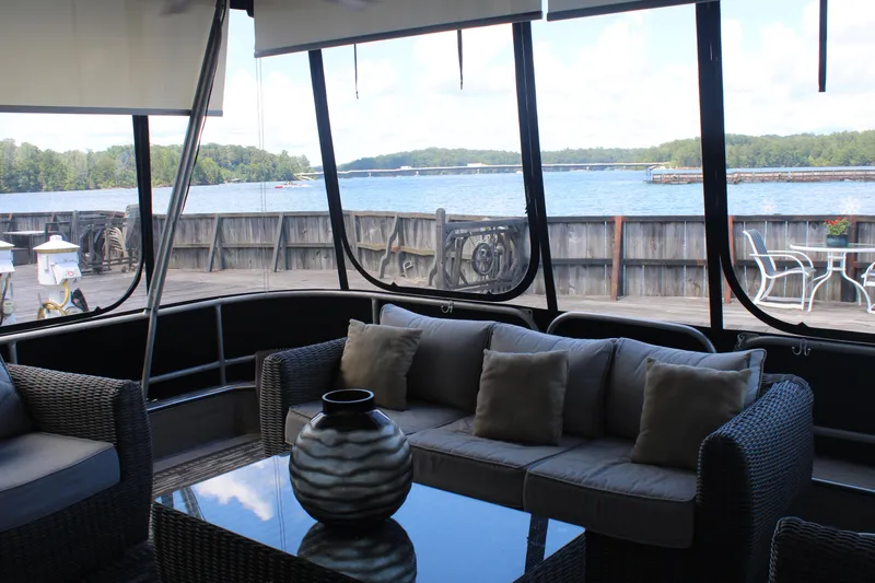 Slide: The Image of Engine hour meter showing 940.7 hours on 1992 Sumerset 66 boat. - 56