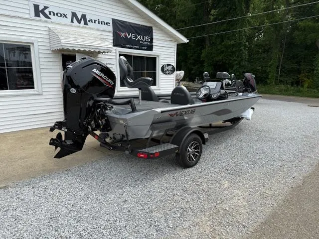 Slide: The Image of 2026 Vexus AVX181 boat with Mercury engine at Knox Marine dealership. - 3