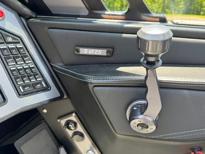 Slide: The Image of 2023 MasterCraft XStar S Piranha interior controls, limited edition 3 of 25. - 9