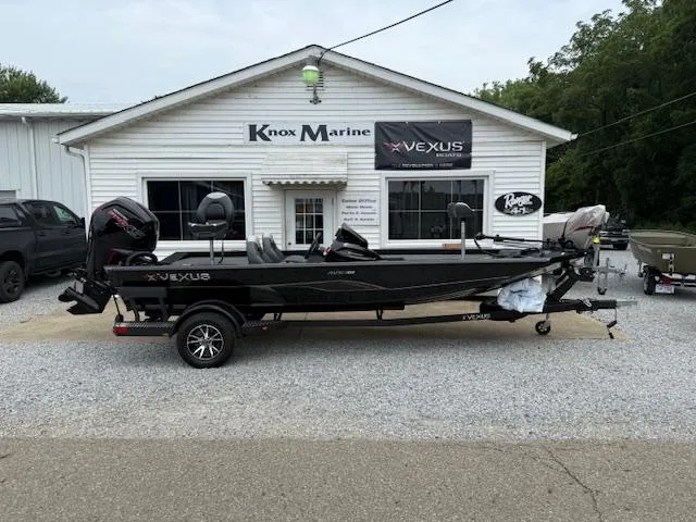 The Image of 2026 Vexus AVX189 boat parked outside Knox Marine dealership. - 1