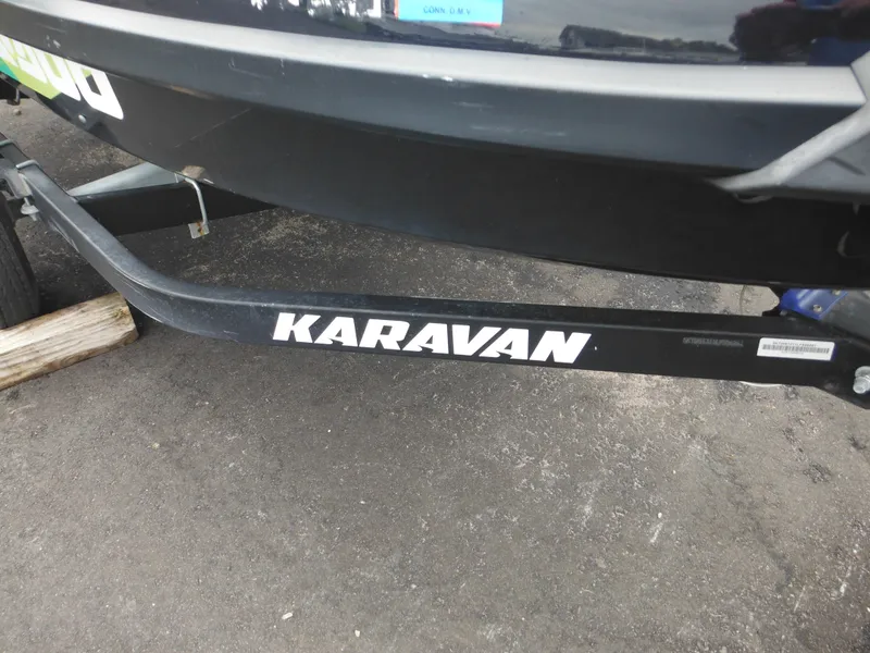 Slide: The Image of 2019 Sea-Doo GTI SE 155 on Karavan trailer, parked on asphalt. - 31