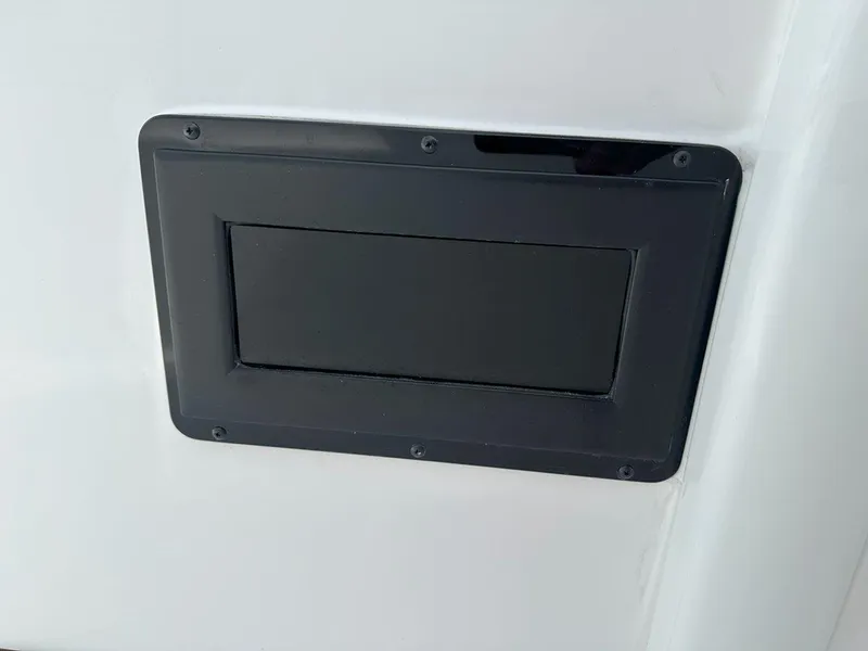 Slide: The Image of 2025 Tidewater 320 CC Adventure boat interior with sleek design and modern features. - 24