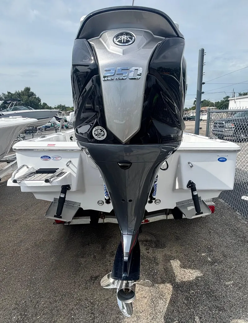 Slide: The Image of 2026 Tidewater 2210 Carolina Bay boat with powerful 250 horsepower engine. - 6