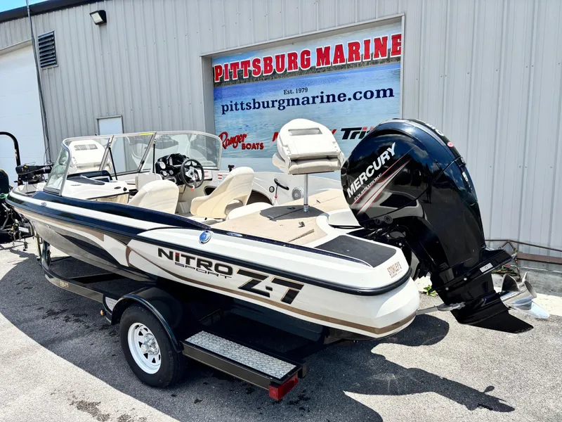 Slide: The Image of 2013 Nitro Z7 Sport boat with Mercury engine at Pittsburg Marine dealership. - 13