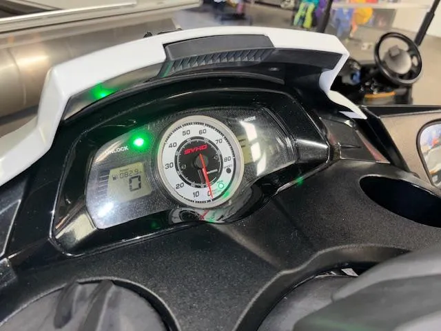 Slide: The Image of Dashboard of a 2016 Yamaha WaveRunner FX Cruiser SVHO, showing speedometer and digital display. - 6