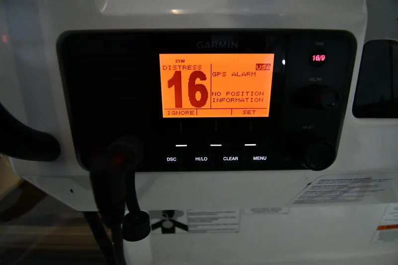 Slide: The Image of Garmin distress signal display on 2023 Beneteau Flyer 9 SUNdeck boat. - 30