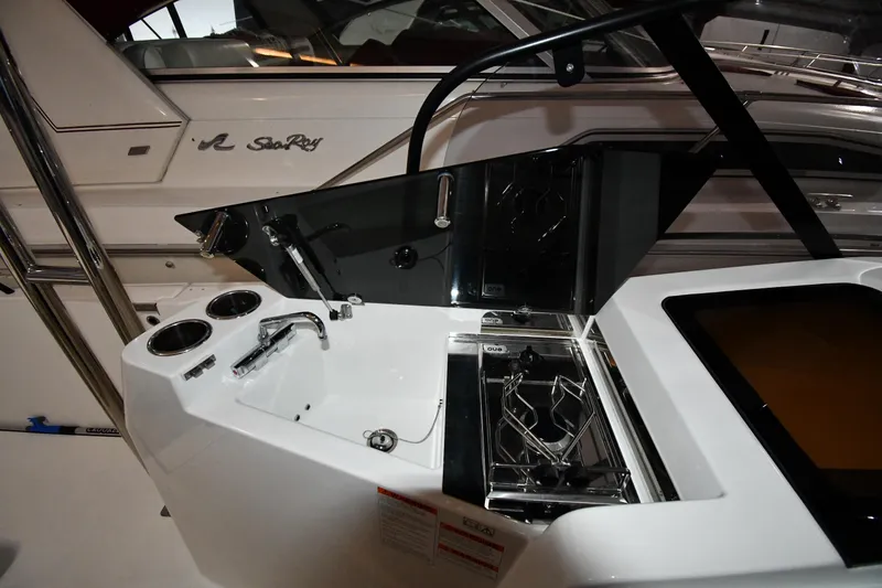 Slide: The Image of 2023 Beneteau Flyer 9 SUNdeck boat interior with sleek design and modern amenities. - 34