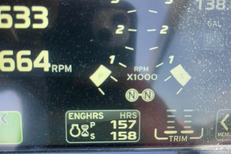 Slide: The Image of Dashboard of a 2016 Formula 310 SS showing RPM and engine hours. - 6