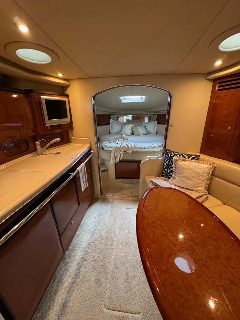 Slide: The Image of Luxurious interior of 2010 Sea Ray 360DA yacht with cozy cabin and modern amenities. - 10