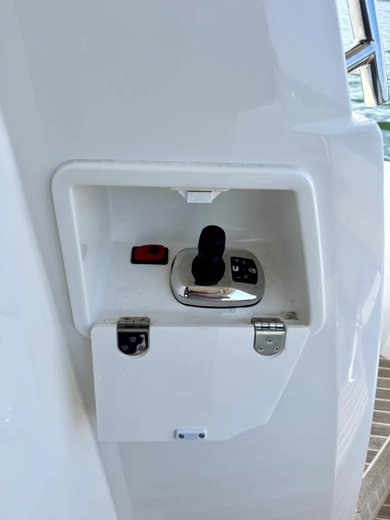 Slide: The Image of Cockpit Looking Forward - Teak Decking - 86