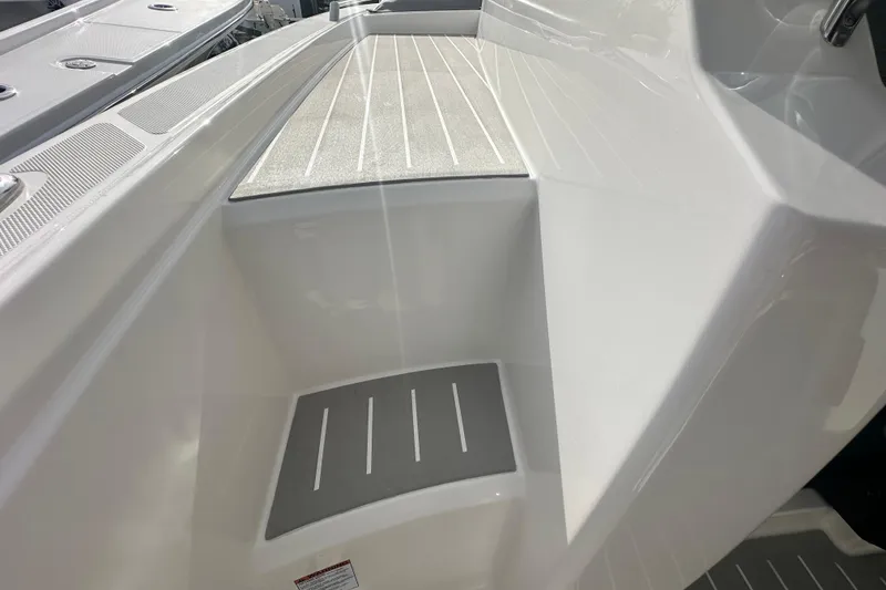 Slide: The Image of 2026 Tiara Yachts 34 LS boat deck with sleek, modern design and non-slip surface. - 33