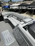 Slide: The Image of 2025 Bennington 25 QSBA boat interior with sleek seating and modern design. - 11