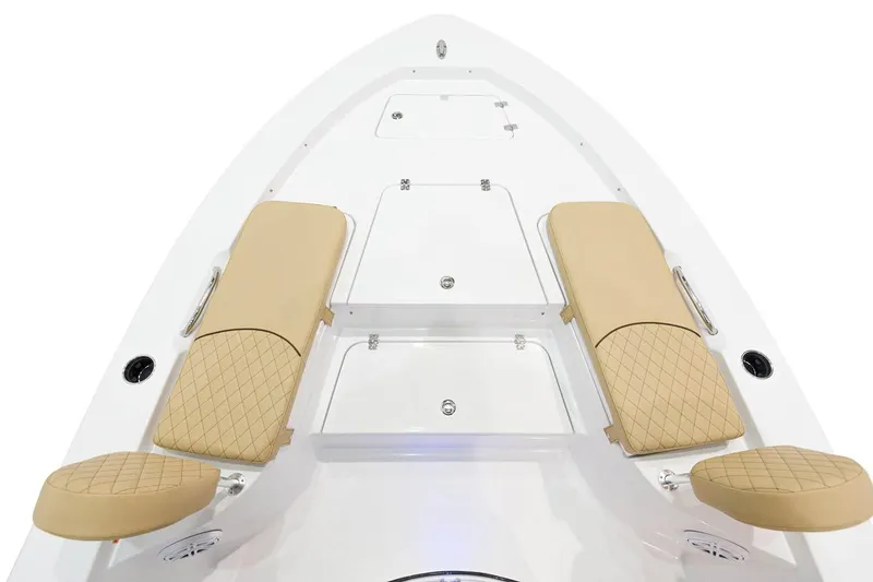 Slide: The Image of Manufacturer Provided Image: 2021 Sportsman Masters 227 Bay Boat bow seating and storage compartments. - 19