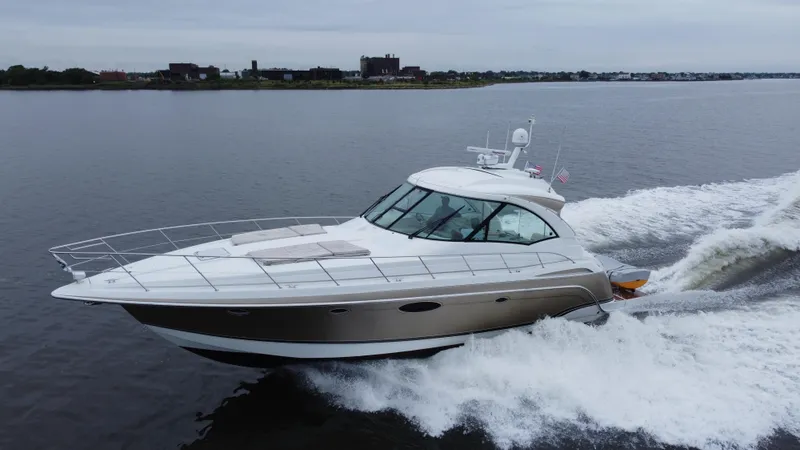 The Image of 2008 Formula 45 Yacht cruising on open water, showcasing sleek design and performance. - 0