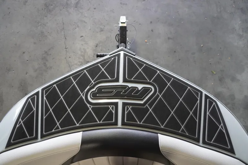 Slide: The Image of 2024 MB B52 23 Classic boat deck with diamond pattern and logo. - 29