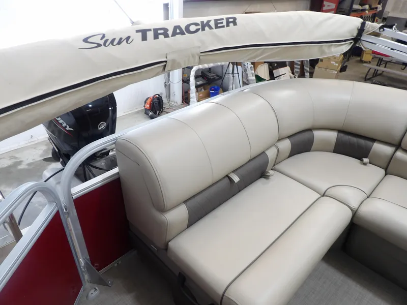 Slide: The Image of Sun Tracker Party Barge 20 DLX 2023 - 23