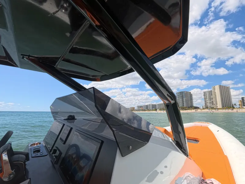 Slide: The Image of 2026 Novielli Veloche 349 boat on ocean near city skyline and beach. - 17