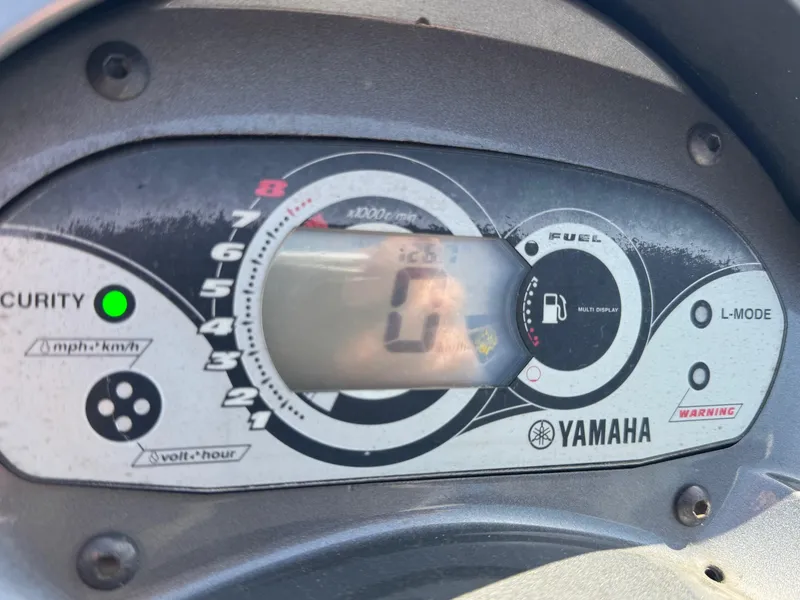 Slide: The Image of Close-up of 2021 Yamaha WaveRunner GP1800R HO dashboard display. - 11