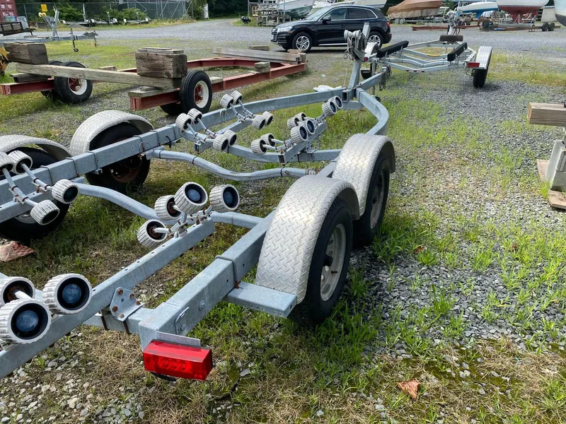 Slide: The Image of Boat trailer on gravel lot, suitable for 2007 Four Winns 240 Horizon. - 21