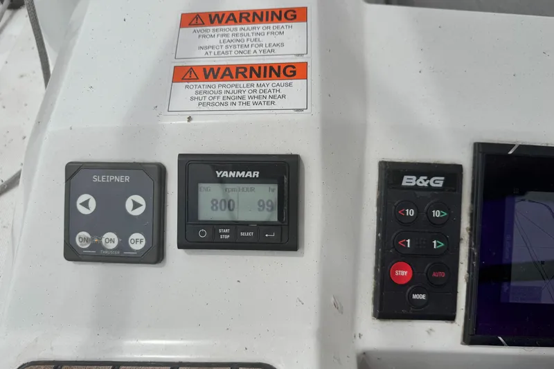 Slide: The Image of Navigation display on a 2023 Beneteau Oceanis 38.1 showing Buffalo River map. - 16