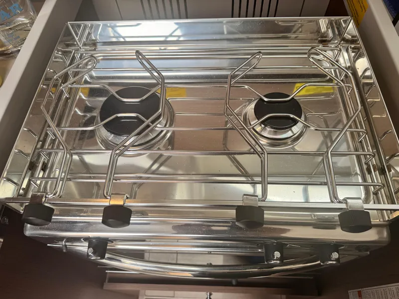 Slide: The Image of Built-in cooler with drinks on Beneteau Oceanis 38.1 yacht, 2023 model. - 27