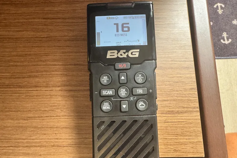 Slide: The Image of Winch and ropes on 2023 Beneteau Oceanis 38.1 sailboat deck. - 32