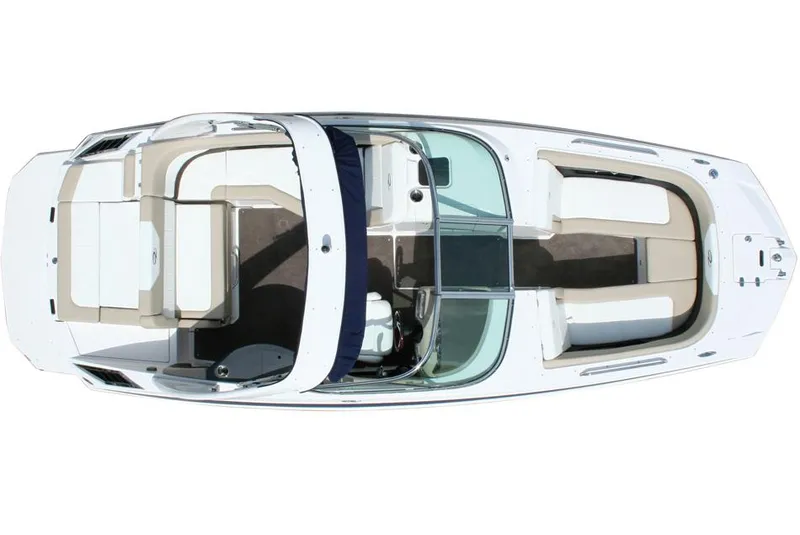 Slide: The Image of Manufacturer Provided Image: Top view of a 2013 Regal 24 FasDeck RX boat with spacious seating. - 23