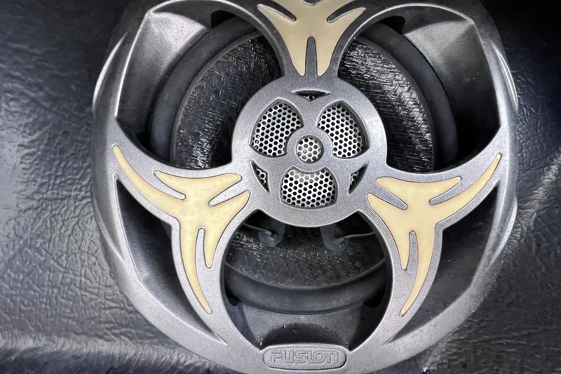 Slide: The Image of Fusion speaker grille on 2013 Regal 24 FasDeck RX boat. - 35