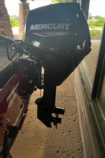 Slide: The Image of 2025 Tracker Super Guide V-16 T with Mercury outboard motor. - 4