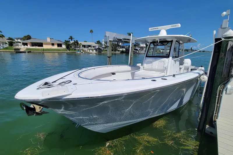 Slide: The Image of 2021 Sportsman Open 322 Center Console - 2