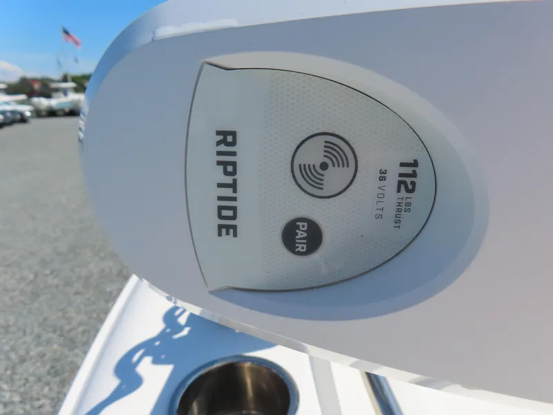 Slide: The Image of Close-up of Riptide motor control panel on 2016 Sea Hunt Ultra 234 boat. - 10